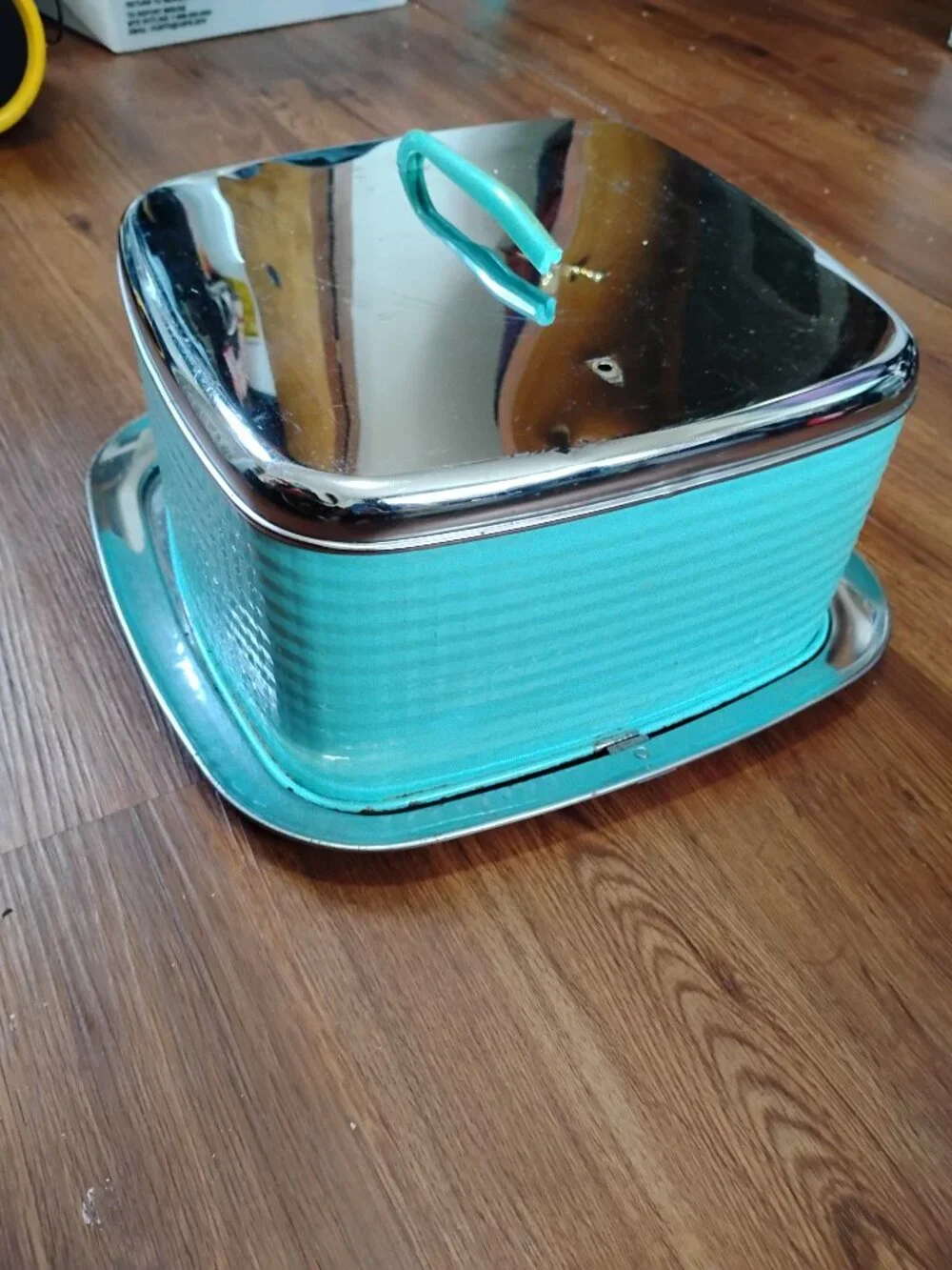 Vintage MCM General Steel Wares Cannister Cake Taker Set